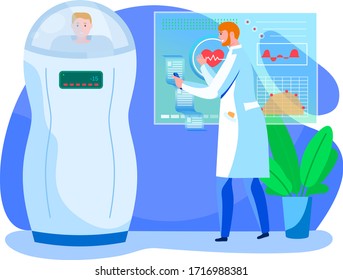 Digital medicine vector illustration set. Cartoon medical healthcare with online app doctor consultation in smartphone, modern medical treatment technology for adult patients people isolated on white