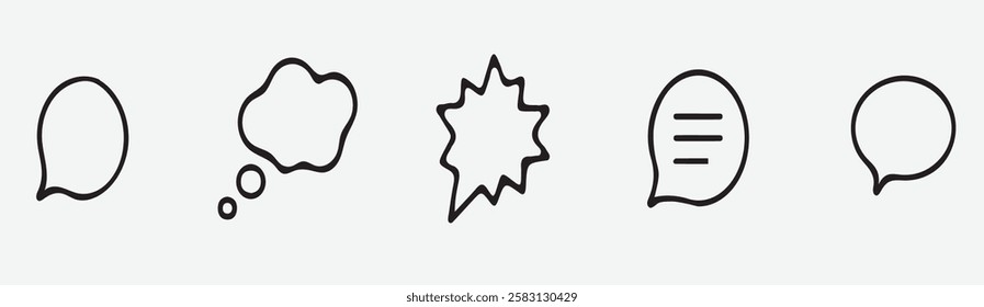 "Digital Message Icon for Social Networking and Chatting Apps in Modern Design"