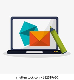 digital message related icons image 