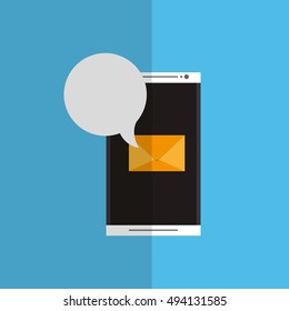 digital messaging related icons image 