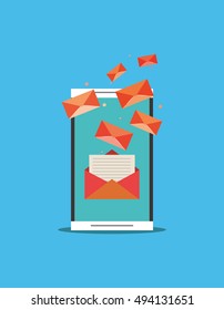 digital messaging related icons image 