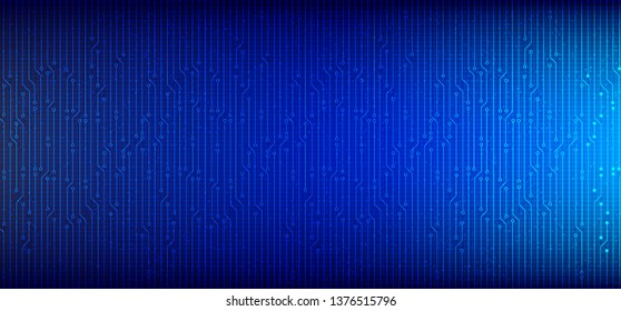 Digital Microchip Circuit board system Background,Hi-tech and technology Concept design,Vector Illustration.