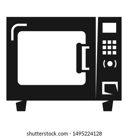 Digital microwave icon. Simple illustration of digital microwave vector icon for web design isolated on white background