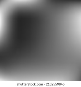 Fondo digital mínimo de gradiente plateado de aluminio. Imagen vacía de diseño gris negro. Malla de gradiente metálico suave de color de agua blanca. Fondo blanco oscuro vectorial monocromo.