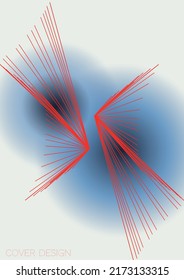 Diseño de póster digital de vectores geométricos mínimos con líneas y círculos coloridos gradientes. Conjunto de fondos abstractos para portadas, volantes, plantillas, folletos, tarjetas, folletos, promoción de marca, etc.