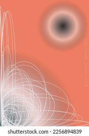 Digital Minimal Geometric Vector Poster Design with Lines and Gradient Colorful Circles. Set of Abstract Backgrounds for Covers, Flyers, Templates, Booklets, Cards, Brochures, Branding, etc.