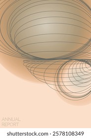 Digital Minimal Geometric Vector Poster Design with Lines and Gradient Colorful Circles. Collection of Abstract Backgrounds for Covers, Flyers, Templates, Booklets, Cards, Brochures, Branding, etc.