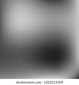 Fondo digital de degradado gris blanco mínimo. Malla de gradiente de aluminio de color de agua monocromo vectorial. Fondo difuso moderno de metal oscuro y suave. Textura borrosa de plata líquida negra vacía.