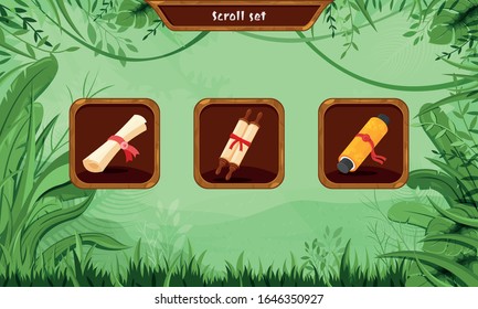 Objekte für digitale und mobile Spielelemente - Nahaufnahme des Bildlaufwerks