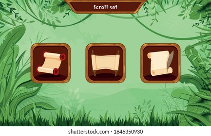 Activos de los elementos de juego digitales y móviles: conjunto de desplazamiento abierto