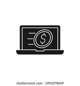 Digital Mobile Payment icon Vector Illustration. Modern Mobile Payment with Smartphone icon vector design concept for Online Payment, Finance, and Mobile Banking website, symbol, icon, sign, App UI