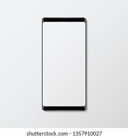 Digital mobile phone screen mockup