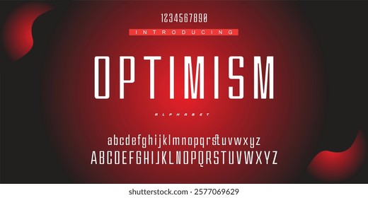 Digital modern alphabet font. Creative abstract urban, futuristic, fashion, sport, minimal technology typography.  Simple vector illustration with number