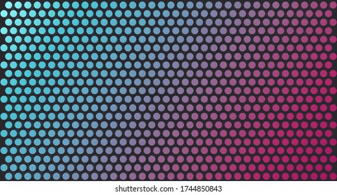 Digital modern honeycomb background. Seamless pattern in the colors of the popular social network. Vector illustration