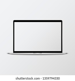 Digital modern notebook screen mockup