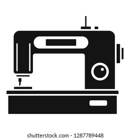 Digital modern sew machine icon. Simple illustration of digital modern sew machine vector icon for web design isolated on white background