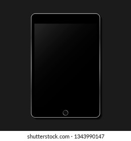 Modelación digital moderna de pantalla de tableta