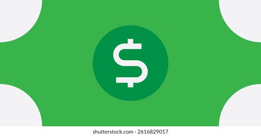 Digital Money Crypto Icon Vector Flat Illustration