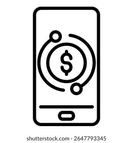 Digital Money Icon Single Vetor Collection (Coleção de vetor único de ícone de dinheiro digital)