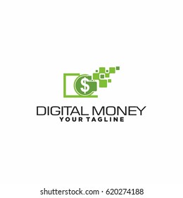 logotipo de dinero digital