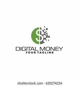 Digital Money Logo Stock Vector (Royalty Free) 620274224 | Shutterstock