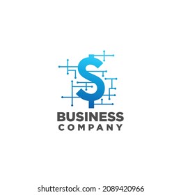 diseño de logotipo de dinero digital vector, diseño de logotipo de salud financiera, diseño de logotipo de consulta financiera, logotipo de empresa de tecnología