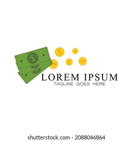 plantilla vectorial del logotipo de Dinero Digital