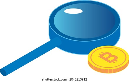 Digital money.Coins icon vector illustration design
