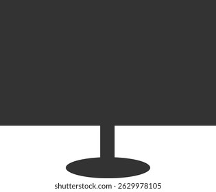 Digital monitor icon eps vector
