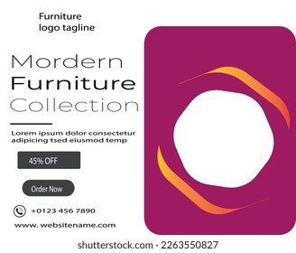Digital Mordern Furniture Design Template 