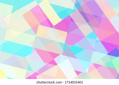 Digital mosaic vector background. Color squares overlay abstraction. Trendy abstract design for cover. Modern technology wallpaper. Colorful banner template. Color block ornament. Digital texture