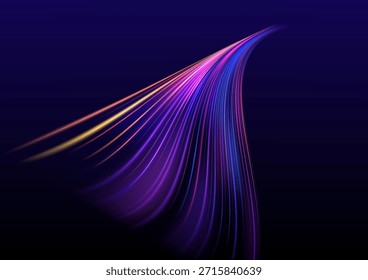 Digital Movement Dynamic Wavy Lines 