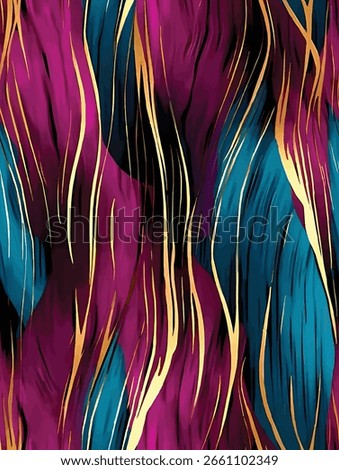 Digital multi lines illustration design