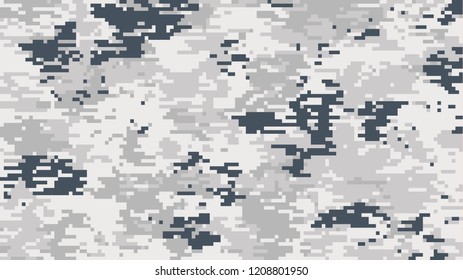 Digital Multi Scale Pixel Camouflage