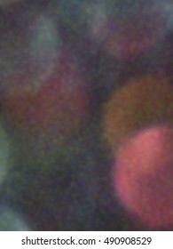 Digital multicolor noise, special effect. Blurred rhythmic spots. Dark background. Abstract composition, vector EPS10. Not trace image, include mesh gradient only