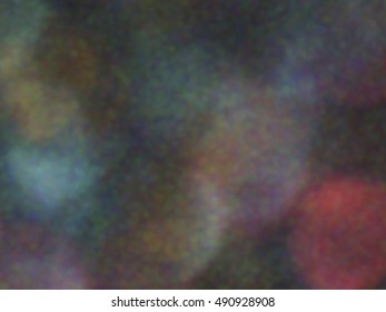 Digital multicolor noise, special effect. Blurred rhythmic spots. Dark background. Abstract composition, vector EPS10. Not trace image, include mesh gradient only