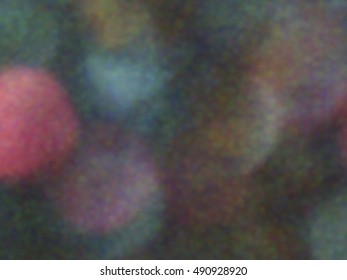 Digital multicolor noise, special effect. Blurred rhythmic spots. Dark background. Abstract composition, vector EPS10. Not trace image, include mesh gradient only