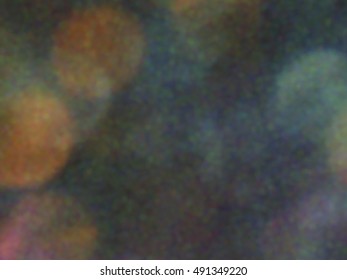 Digital multicolor noise, special effect. Blurred rhythmic spots. Dark background. Abstract composition, vector EPS10. Not trace image, include mesh gradient only