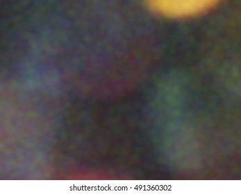 Digital multicolor noise, special effect. Blurred rhythmic spots. Dark background. Abstract composition, vector EPS10. Not trace image, include mesh gradient only