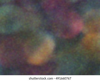 Digital multicolor noise, special effect. Blurred rhythmic spots. Dark background. Abstract composition, vector EPS10. Not trace image, include mesh gradient only