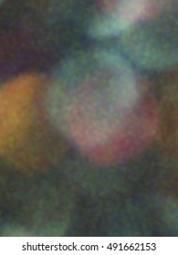 Digital multicolor noise, special effect. Blurred rhythmic spots. Dark background. Abstract composition, vector EPS10. Not trace image, include mesh gradient only
