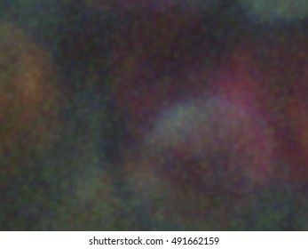 Digital multicolor noise, special effect. Blurred rhythmic spots. Dark background. Abstract composition, vector EPS10. Not trace image, include mesh gradient only