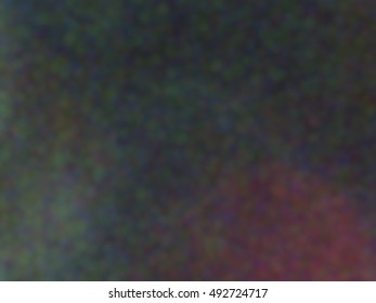 Digital multicolor noise, special effect. Blurred rhythmic spots. Dark background. Abstract composition, vector EPS10. Not trace image, include mesh gradient only