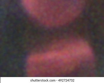 Digital multicolor noise, special effect. Blurred rhythmic spots. Dark background. Abstract composition, vector EPS10. Not trace image, include mesh gradient only