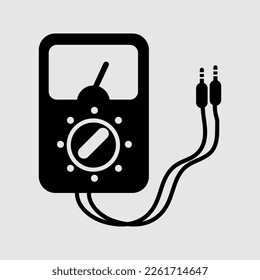 Digital multimeter icon design. multimeter trendy style illustration on white background..eps