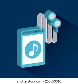 digital music design, vector illustration eps10 graphic 