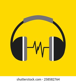 digital music design, vector illustration eps10 graphic 