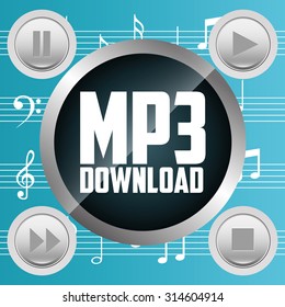 digital music design, vector illustration eps10 graphic 