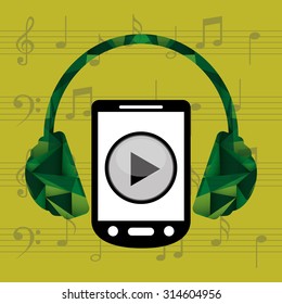 digital music design, vector illustration eps10 graphic 