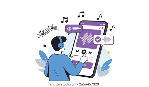 Digital music player application interface design for enhanced user experience and entertainment on the go